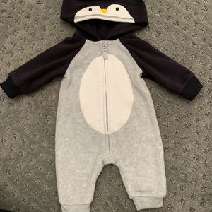 Carter’s penguin hooded zip up